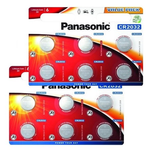 Panasonic cr2032 coin - 12,