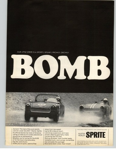1966 austin healey - mg, sprite