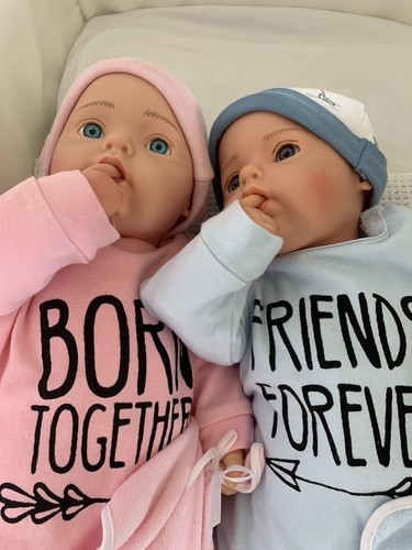 Twin babies with voice - voice, boxes
