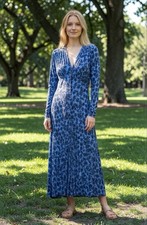Whistles blue floral jersey - blue,
