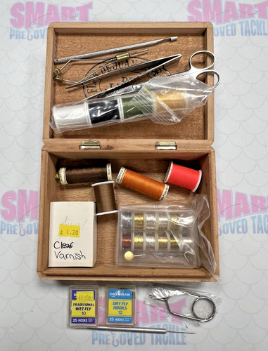 Vintage trout fly tying - trout,