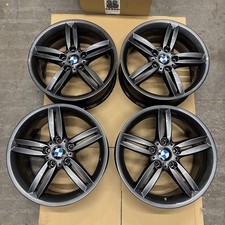 4 X BMW E81 E82 E88 STYLE 208 M SPORT 18” Alloy Wheels 7.5J 8.5J STAGGERED SET