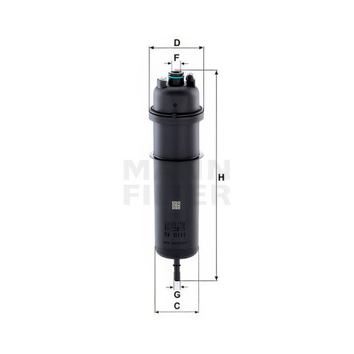Mann wk5017 fuel filter - mann,