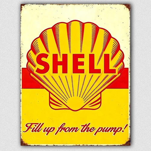 Shell motor oil - oil, metal