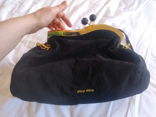 Miu oversized black - miu, suede