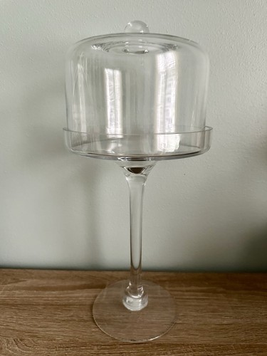 Tall glass pedestal mini - glass,