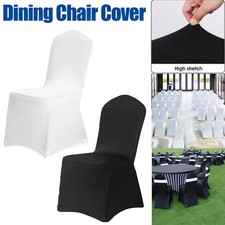 50/100x Wedding Chair Cover Rugged Pocket Covers Stretch Banquet Business Events
