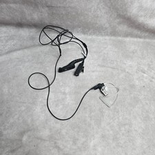 2-Wire Acoustic Tube Earpiece Mic for Motorola DP3400 DP3600 XPR6500 Untested