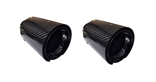 Exhaust tip end pipe carbon - 2x,