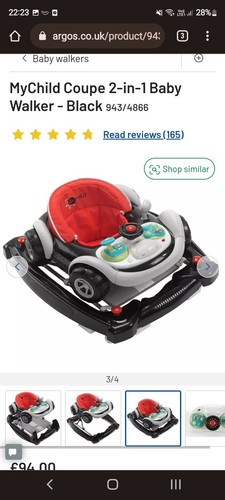 Child coupe walker rocker - walker,