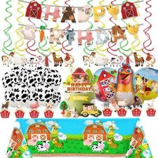Farm Animal Party tableware