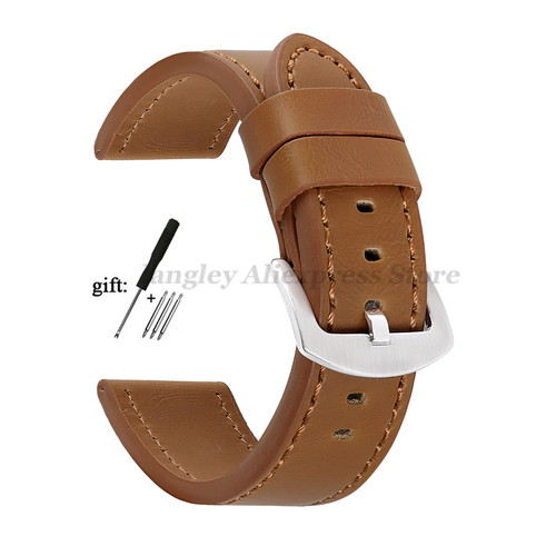 Vintage leather watch - leather,