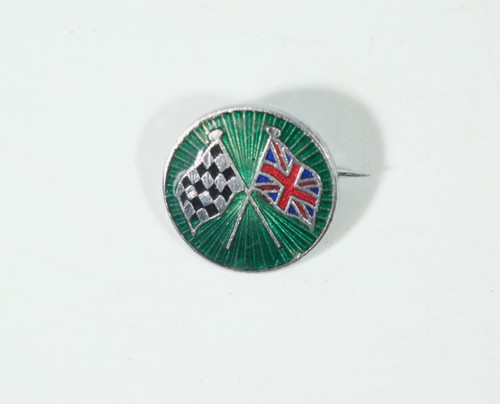 Vintage crossed racing - vintage, flags