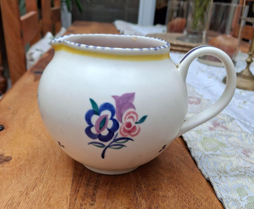 Vintage pool pottery cream - vintage, /