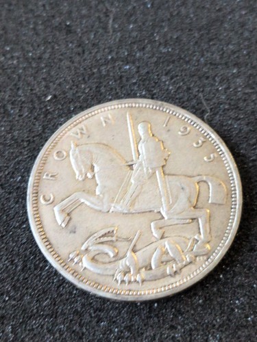 1935 silver crown - crown, 25th