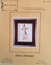 Deco Dancers - Art Stitch
