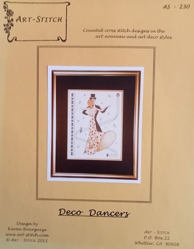 Deco dancers art - art, stitch