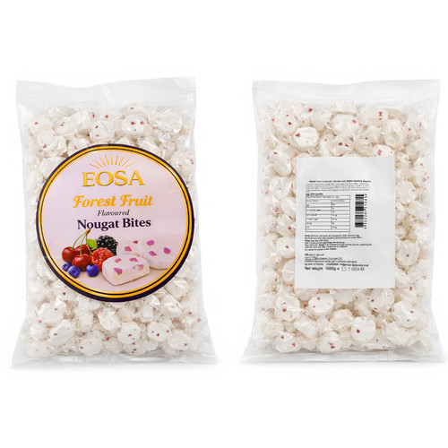 Forest fruits nougat bites - nougat, 1kg