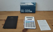 Vintage Casio SL-320 Electronic Calculator - New in Box