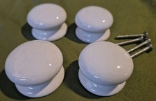 Set of 4 Quality White Glazed