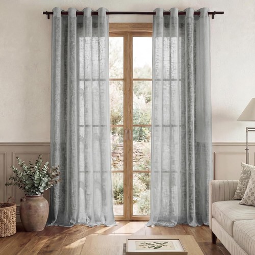 Pony dance grey sheer voile - sheer,