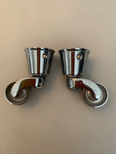 Pair chrome vintage old - chrome,