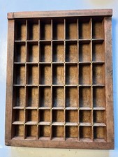 Wooden printers' tray