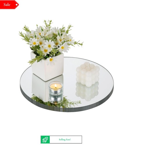 Pcs 30cm round glass - round, mirror