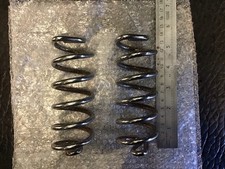 motorcycle sprung saddle chrome springs