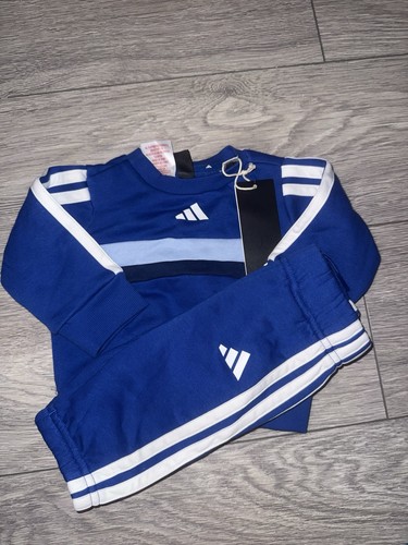 Blue adidas tracksuit 3 - blue,