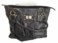 Ladies Faux Leather Top Handle