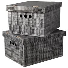 2pc Decorative Storage Boxes