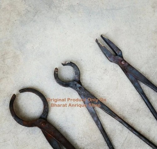 Set blacksmith tongs - set,