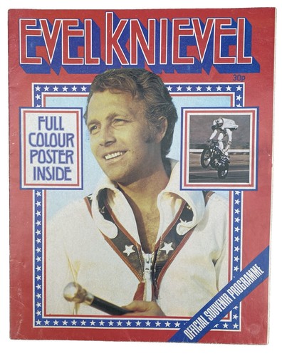 Evel knievel poster program - evel,
