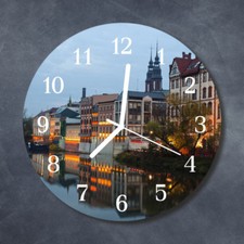 Tulup Glass Wall Clock Kitchen