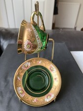  Demitasse Set Antique Moser