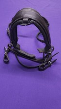XXF Heavy Horse Brown Leather Bridle With Crank Noseband And Flash Attachment