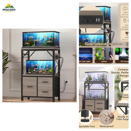 Fish tank stand gal with - stand,
