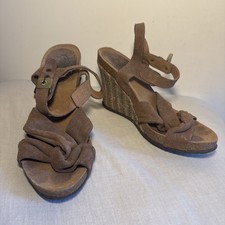 Scholl wedge suede sandals - scholl, uk