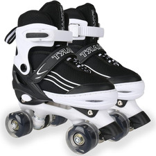 Kids Roller Skates for Girls Boys Adjustable Roller Skates with Light up Wheels,