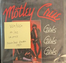 Motley Crue Girls, Girls, Girls Vinyl Record VG+/VG+ EKR59 1987
