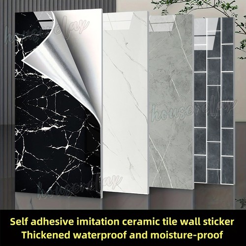 100 pack self adhesive marble - self-adhesive,