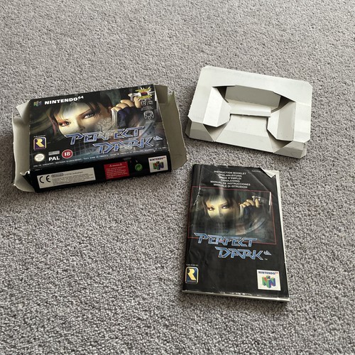 Perfect dark n64 box and - perfect,