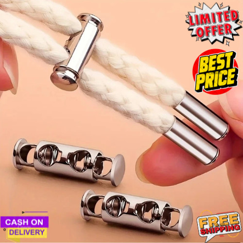 10pcs metal shoelace locks - 10pcs,