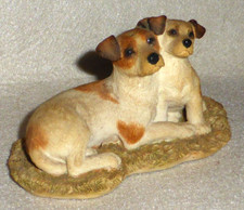 Sherratt & Simpson Dogs - JACK RUSSELL Terrier Mother & Puppy c1985