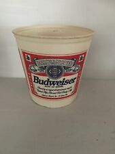 BUDWEISER VINTAGE 1 GALL WAX ICE BUCKET