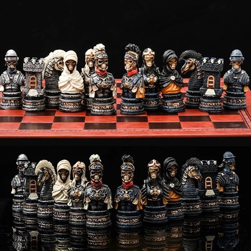 32pcs horror theme chess - 32pcs, board