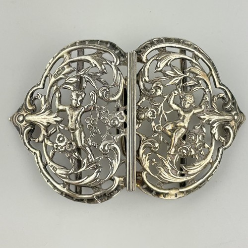 Antique solid silver nurses - antique,