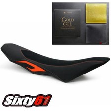 KTM Enduro r SMC-R Seat Cover with Gel Luimoto 2008-2018 Suede Carbon Black