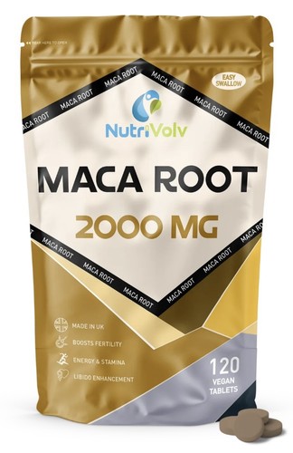 Maca root supplement tablets - maca,